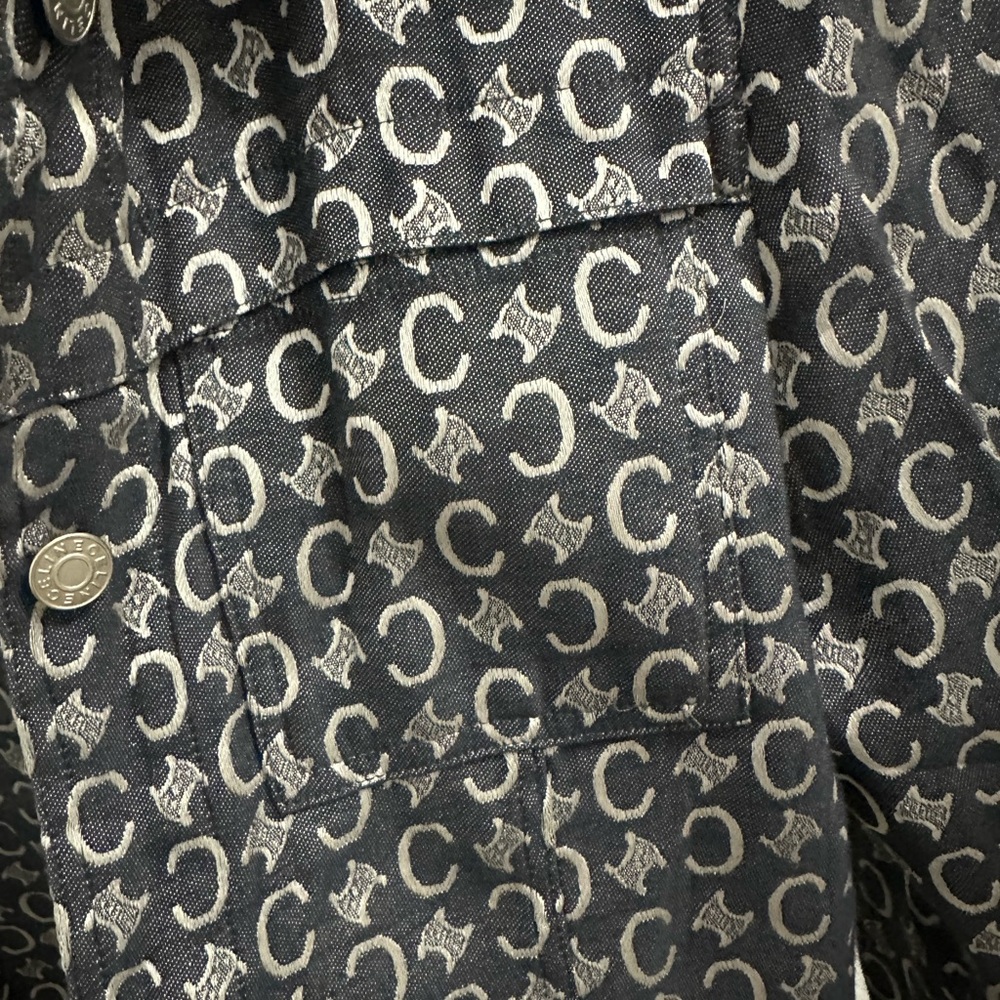 Celine Paris denim logo jacket- vintage - authentic - Picture 6 of 6